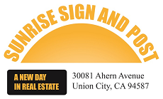 Sunrise Sign & Post Company Inc. - Serving the Bay Area Since 1986 Sign & Post Logo